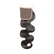 Load image into Gallery viewer, 4X4 Lace Closure 100% Brazilian Human Hair Body Wave