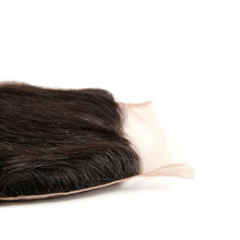 Load image into Gallery viewer, 4X4 Lace Closure 100% Brazilian Human Hair Silky Straight
