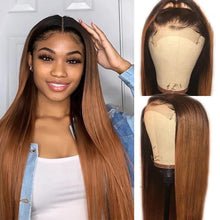 Load image into Gallery viewer, Full Lace Wig Blonde Human Hair