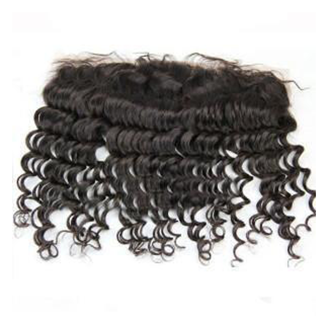 13X4 Lace Frontal 100% Human Hair Deep Wave