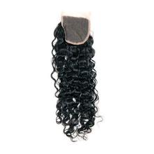 Load image into Gallery viewer, 4X4 Lace Closure 100% Brazilian Human Hair Water Wave
