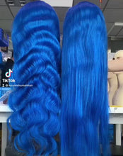 Load and play video in Gallery viewer, fantasy wig blue 22”
