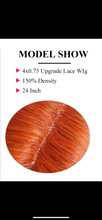 Load image into Gallery viewer, Orange Ginger Body Wave lace
